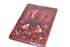 Dark Red bookmatched knife scales for custom knives and knife kits.