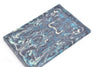 Icy Blue resin knife scale bookmatched set for edc and knife kits.