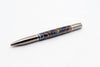 Blue and Gold Twist Ballpoint Pen