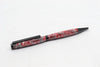Scarlet and Gray Slim Twist Pen W/ Black Accents
